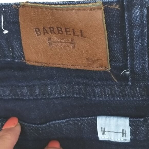 BARBELL APPAREL Dark Wash Skinny Jeans, size 26L - Picture 6 of 9
